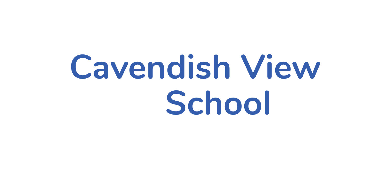 Cavendish View School white shape graphic