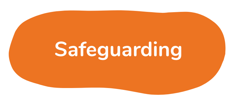 Safeguarding orange graphic